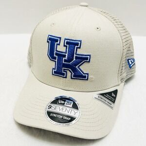 New Era‎ Kentucky Wildcats Canvas Beige 9SEVENTY Stretch Snap Hat Cap Adjustable